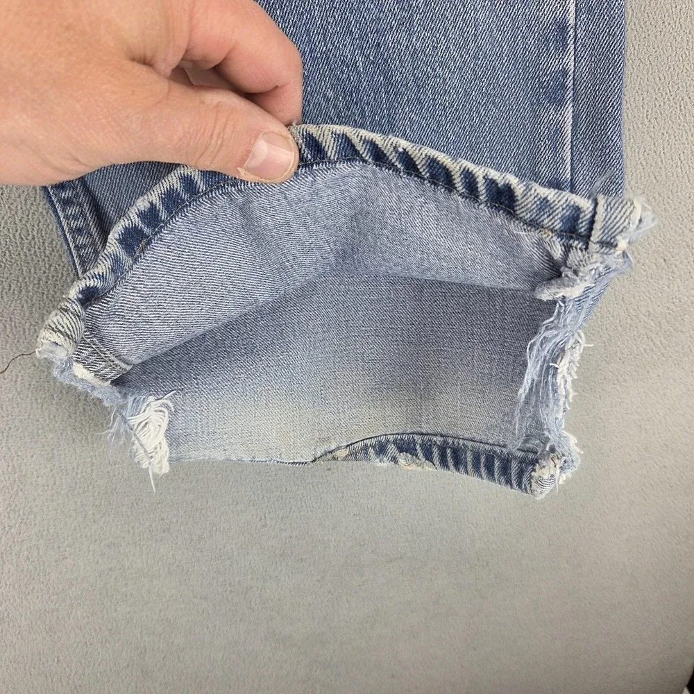 VTG Levis SilverTab Jeans Mens Blue Straight Loose Wide Leg Baggy Y2K Fits 32x28